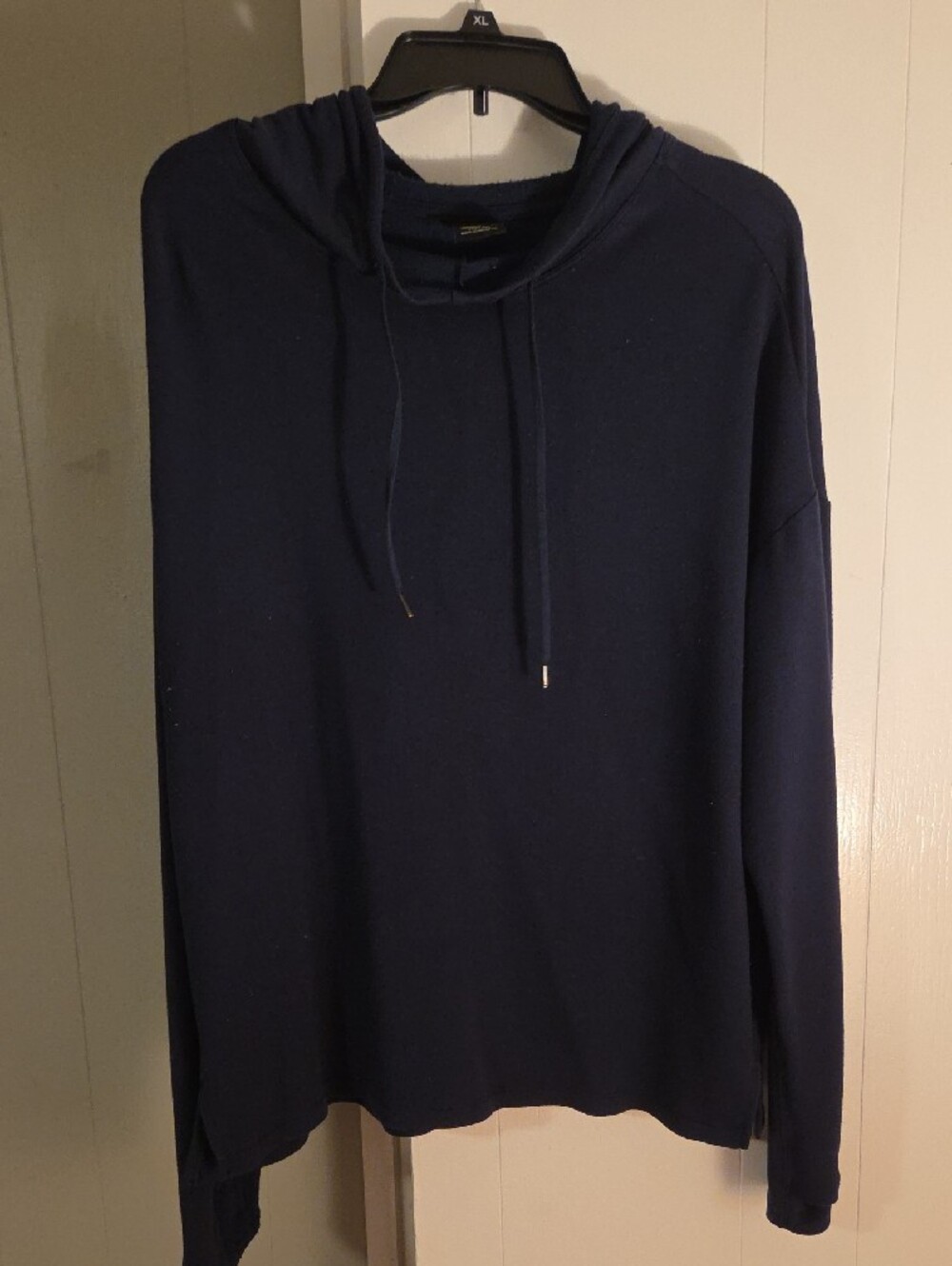 Athletic Works Navy Turtleneck Hoodie Pullover
